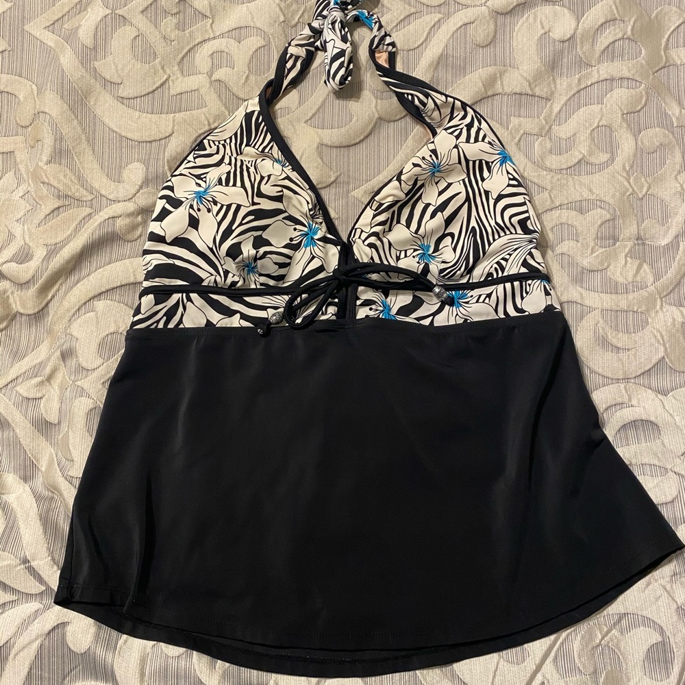 Jaclyn Smith Plus Size Swim Top Size 18W